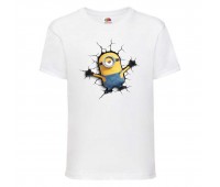 Футболка Миньоны (Minions 05) белая 116 см