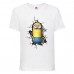 Футболка Миньоны (Minions 08) белая 128 см