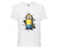 Футболка Миньоны (Minions 08) белая 98 см