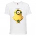 Футболка Миньоны (Minions 09) белая 116 см