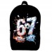Рюкзак школьный six seven Сикс севен 6 7 (School Gear bag 01) черный, 39 х 27 х 14 см