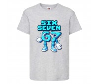 Футболка детская six seven Сикс Севен 6 7 - 001 серая 104 см