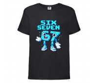 Футболка детская six seven Сикс Севен 6 7 - 001 черная 104 см
