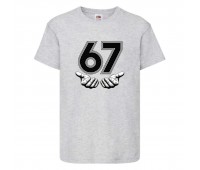 Футболка детская six seven Сикс Севен 6 7 - 006 серая 104 см