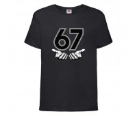 Футболка детская six seven Сикс Севен 6 7 - 006 черная 164 см