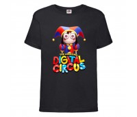 Футболка детская Удивительный цифровой цирк (The Amazing Digital Circus - 005) черная 152 см
