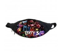 Поясная сумка бананка Поппи плейтайм (Poppy Playtime 04) Gear Bag черная