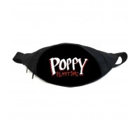 Поясная сумка бананка Поппи плейтайм (Poppy Playtime 08) Gear Bag черная