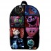 Рюкзак школьный Поппи плейтайм Poppy Playtime (School Gear bag 011) черный, 39 х 27 х 14 см