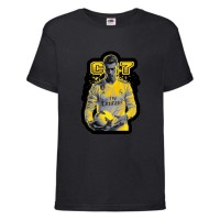  Футболка дитяча Футбол Кріштіану Роналду (Ronaldo 001) чорна 164 см