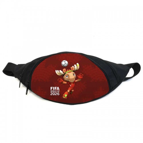 Поясная сумка бананка Футбол FIFA World Cup 2026 02 Gear Bag черная Поясная сумка бананка Футбол FIFA World Cup 2026 02 Gear Bag черная