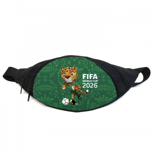 Поясная сумка бананка Футбол FIFA World Cup 2026 03 Gear Bag черная Поясная сумка бананка Футбол FIFA World Cup 2026 03 Gear Bag черная