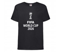 Футболка детская Футбол FIFA World Cup 2026 001 черная 104 см