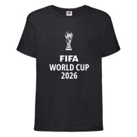 Футболка детская Футбол FIFA World Cup 2026 001 черная 104 см