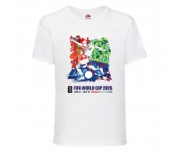 Футболка детская Футбол FIFA World Cup 2026 003 белая 128 см