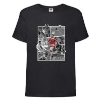 Футболка детская Футбол Криштиану Роналду (Ronaldo 007) черная 128 см