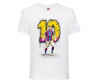 Футболка детская Футбол Лионель Месси (Lionel Messi 003) белая 164 см Футболка детская Футбол Лионель Месси (Lionel Messi 003) белая 164 см