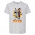 Футболка детская Футбол Лионель Месси (Lionel Messi 007) серая 128 см Футболка детская Футбол Лионель Месси (Lionel Messi 007) серая 128 см