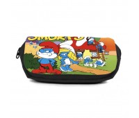 Школьный пенал Смурфики (Smurfs 004) универсальный черный