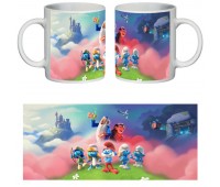 Чашка Смурфики (кружка supercup Smurfs 002)
