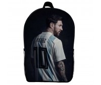 Рюкзак школьный Лионель Месси футбол (School Gear bag 05) черный, 39 х 27 х 14 см