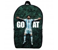 Рюкзак школьный Лионель Месси футбол (School Gear bag 06) черный, 39 х 27 х 14 см
