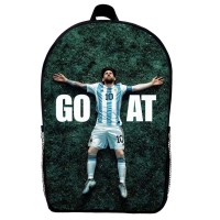 Рюкзак школьный Лионель Месси футбол (School Gear bag 06) черный, 39 х 27 х 14 см