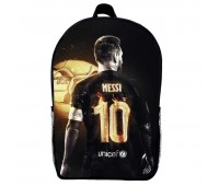 Рюкзак школьный Лионель Месси футбол (School Gear bag 07) черный, 39 х 27 х 14 см