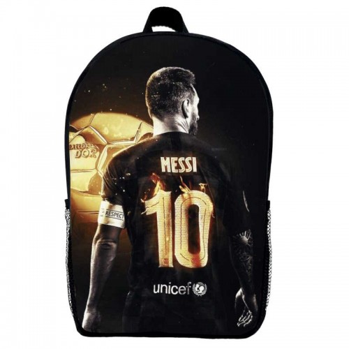 Рюкзак школьный Лионель Месси футбол (School Gear bag 07) черный, 39 х 27 х 14 см Рюкзак школьный Лионель Месси футбол (School Gear bag 07) черный, 39 х 27 х 14 см