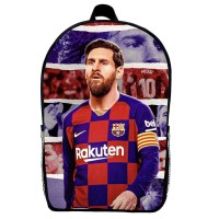 Рюкзак школьный Лионель Месси футбол (School Gear bag 08) черный, 39 х 27 х 14 см