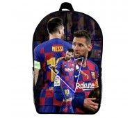 Рюкзак школьный Лионель Месси футбол (School Gear bag 09) черный, 39 х 27 х 14 см