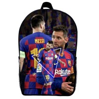 Рюкзак школьный Лионель Месси футбол (School Gear bag 09) черный, 39 х 27 х 14 см