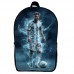 Рюкзак школьный Лионель Месси футбол (School Gear bag 013) черный, 39 х 27 х 14 см