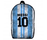 Рюкзак школьный Лионель Месси футбол (School Gear bag 016) черный, 39 х 27 х 14 см