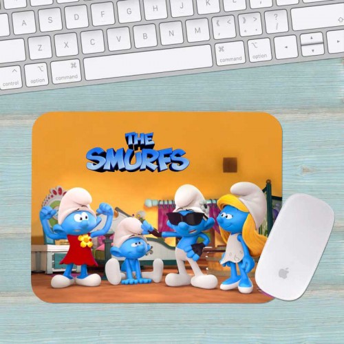 Коврик для мыши Смурфики Smurfs маленький 003 (180х220х3мм) Коврик для мыши Смурфики Smurfs маленький 003 (180х220х3мм)