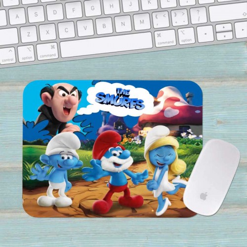 Коврик для мыши Смурфики Smurfs маленький 004 (180х220х3мм) Коврик для мыши Смурфики Smurfs маленький 004 (180х220х3мм)