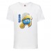 Футболка детская Смурфики (Smurfs 005) белая 104 см