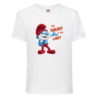 Футболка детская Смурфики (Smurfs 006) белая 104 см