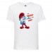 Футболка детская Смурфики (Smurfs 006) белая 104 см