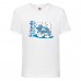 Футболка детская Смурфики (Smurfs 009) белая 104 см