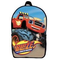 Рюкзак Вспыш и чудо машинки детский (Gear bag mini Blaze 01) черный, 29 х 21 х 9 см