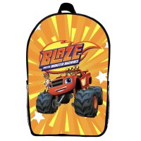 Рюкзак Вспыш и чудо машинки детский (Gear bag mini Blaze 05) черный, 29 х 21 х 9 см