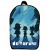 Рюкзак школьный Дельтарун Deltarune (School Gear bag 04) черный, 39 х 27 х 14 см