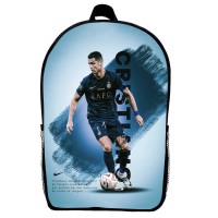 Рюкзак Криштиану Роналду футбол детский (Gear bag mini 03) черный, 29 х 21 х 9 см