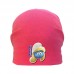 Шапка детская Смурфики Smurfs 001 розовая 50-52 см